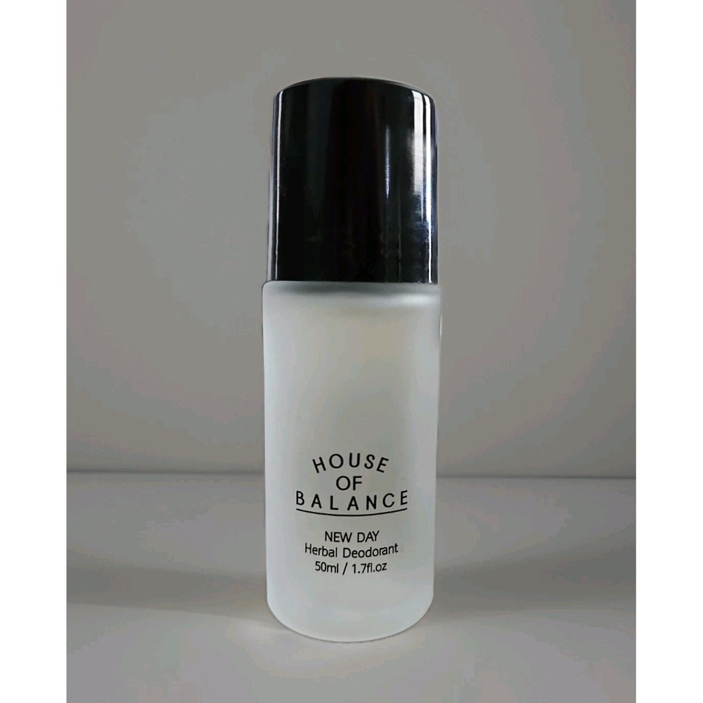 House of Balance New Day Herbal Deodorant 1.7 fl oz. New No Box Exp 4/28
